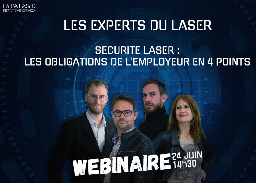 Webinaire IREPA LASER : Sécurité Laser