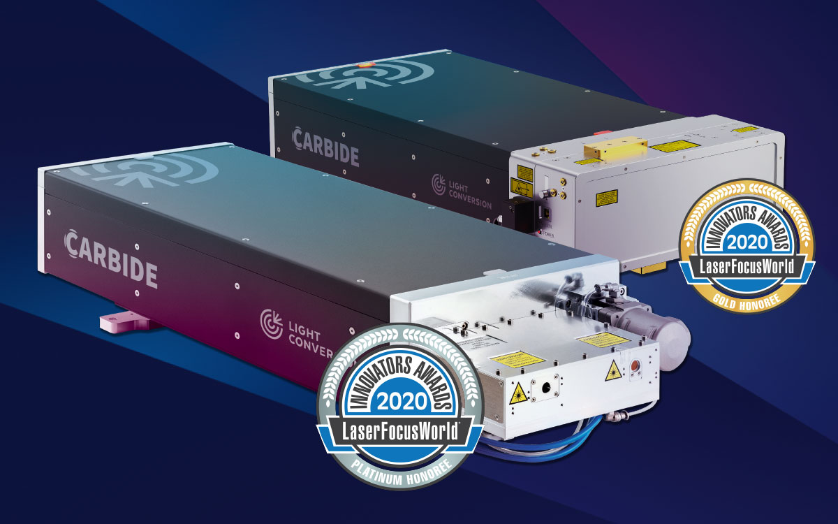 Deux fois honoré d'être nommé par les Laser Focus World Innovators Awards 2020