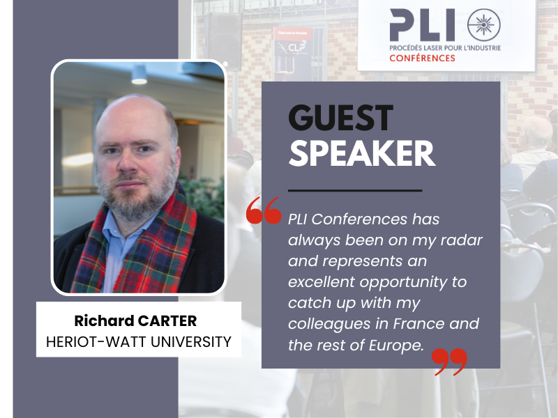 Guest speaker at PLI Conferences : Richard CARTER
