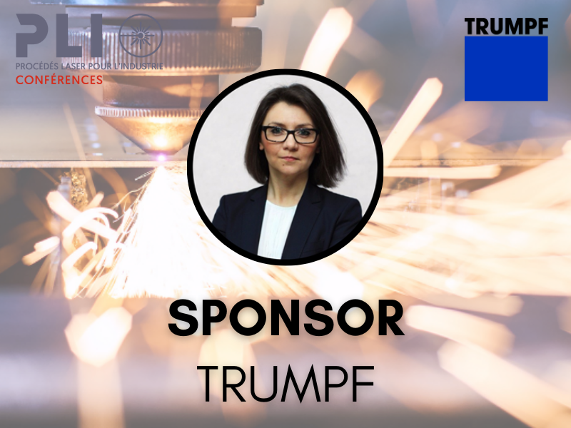 PLI Conférences : TRUMPF sponsor de l'événement