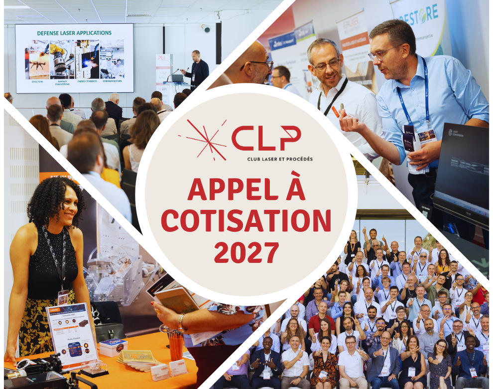 Adhésions 2027 : rejoignez un réseau qui fait avancer la filière laser